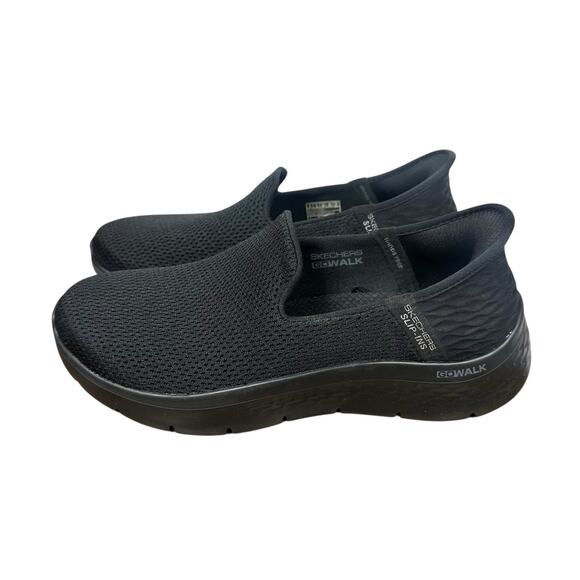 Skechers Slip-Ins Go Walk Flex Relish Womens 8 Black Hands Free Shoes Sneakers - Picture 4 of 11